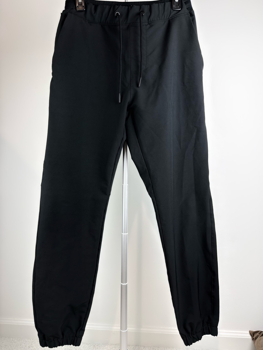 Abercrombie & Fitch Black YPB Active Track Jogger Pants M Long Drawstring